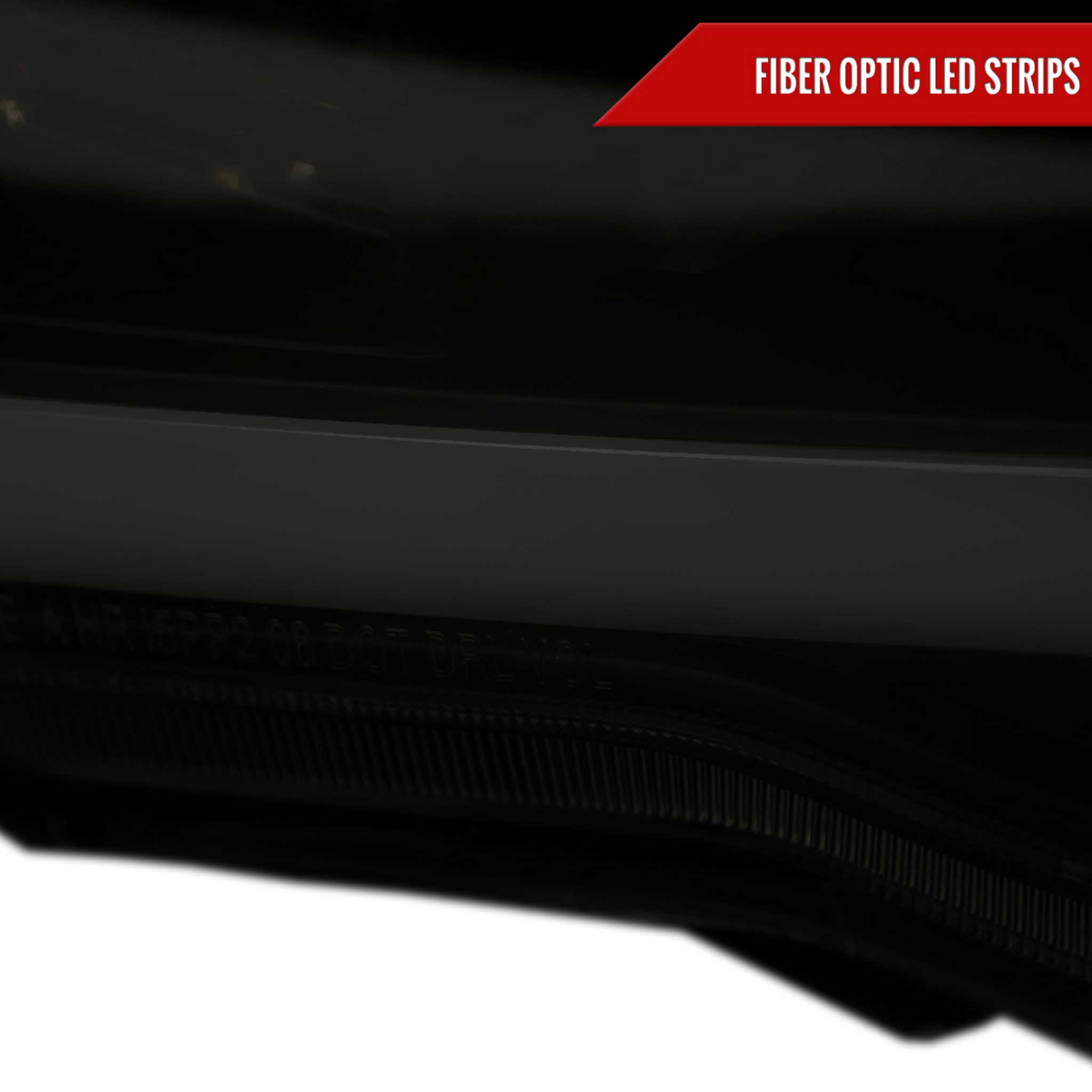For Toyota Tacoma 2005-2011 LED Bar Projector Headlights Chrome Housing Smoked Lens