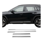 2022-2026 Hyundai Tucson Side Door Molding Trim Stainless Steel Silver 4x