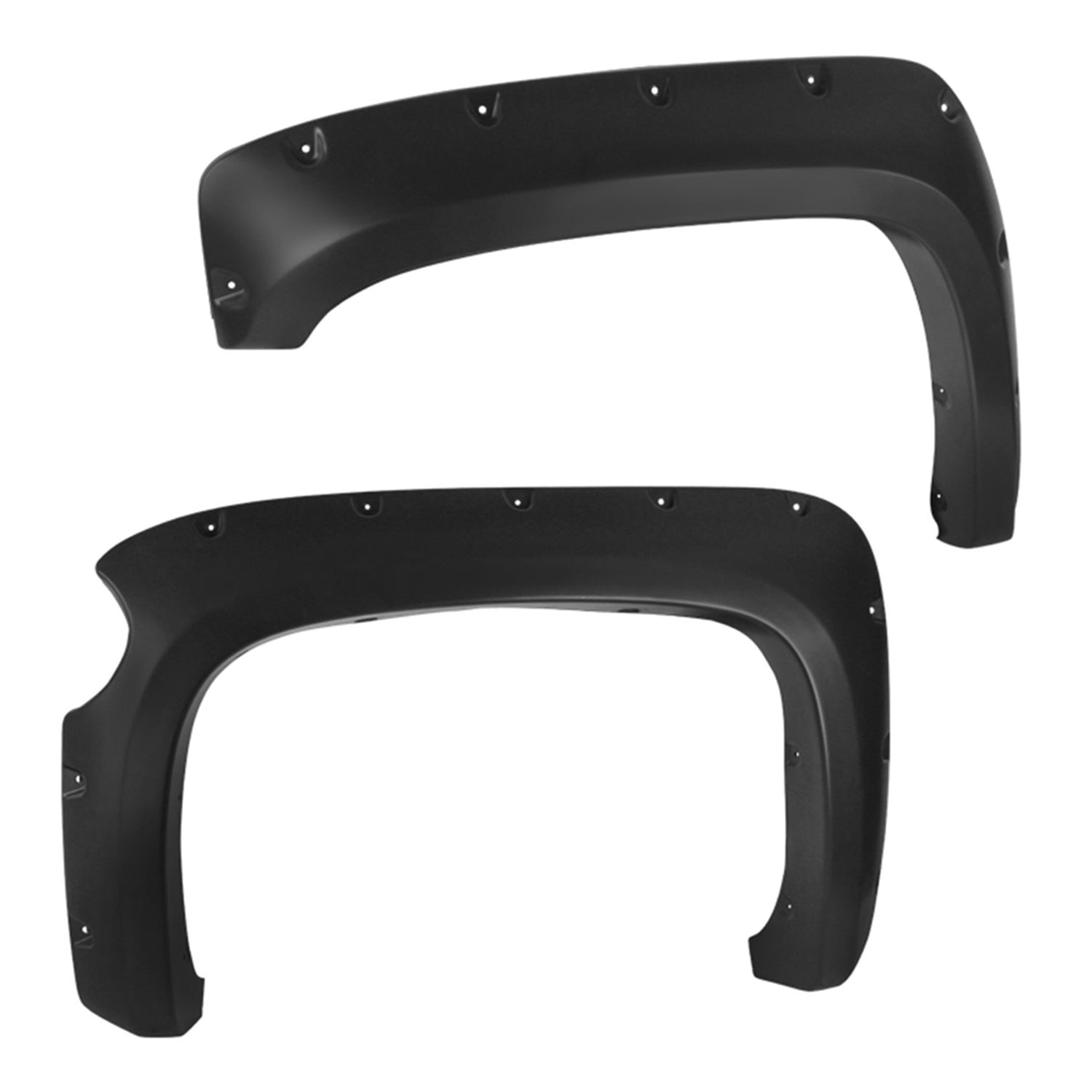 2014-2018 Chevy Silverado 2500HD/3500HD Short Bed Smooth Rivet Fender Flares