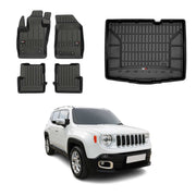 OMAC Floor Mats & Cargo Liners for Jeep Renegade 2015-2023 Lower Trunk