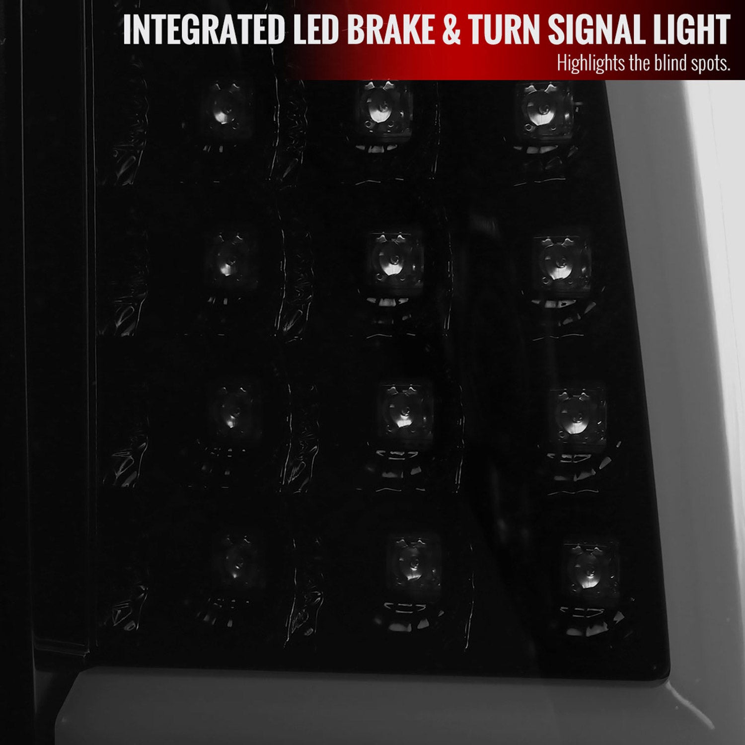 2003-2006 Chevy Silverado LED Tail Lights - G2 Glossy Black/Smoke Lens