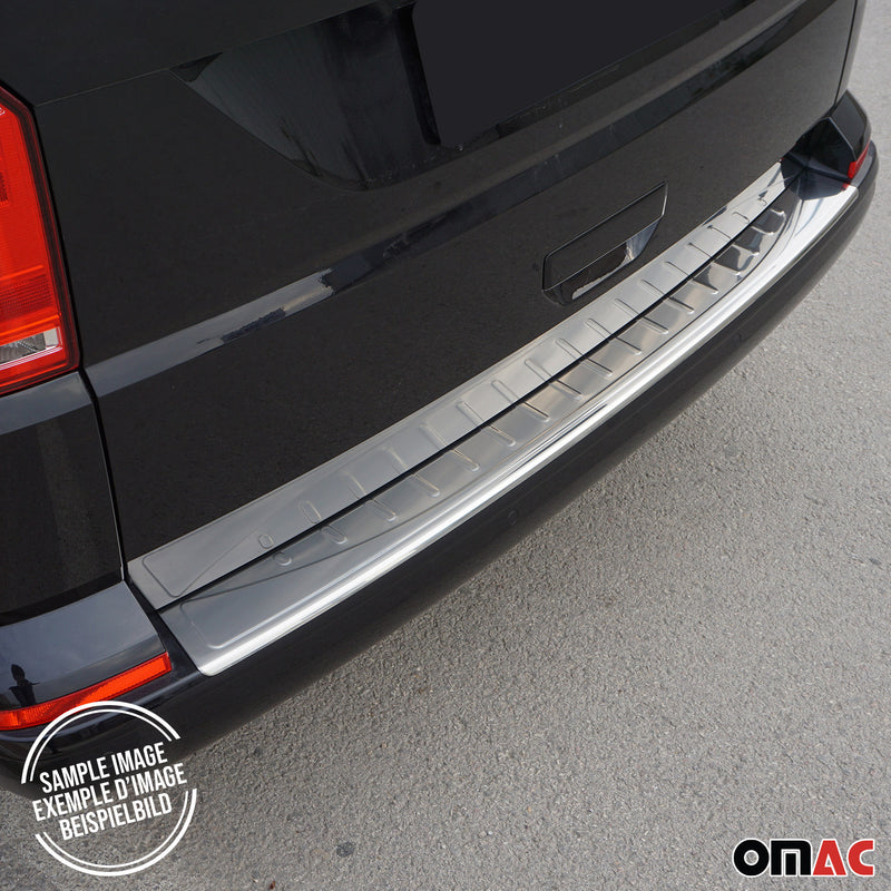 2017-2024 Audi Q7 4M Rear Bumper Guard Stainless Steel Glossy