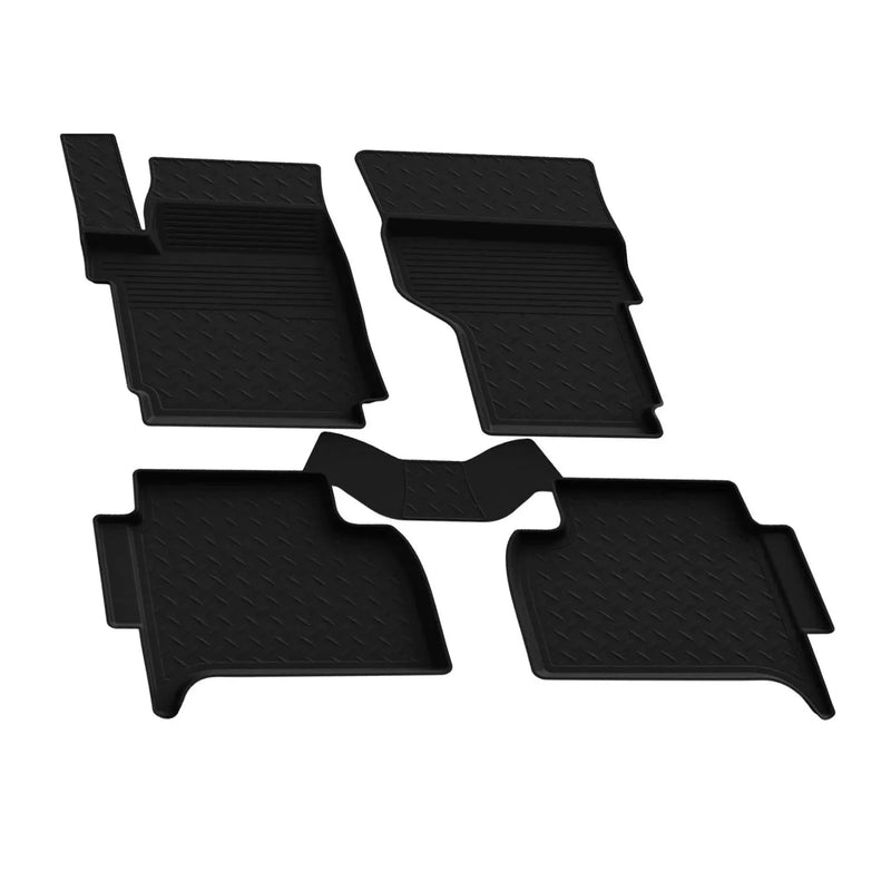 2010-2020 VW Amarok Floor Mats Liners Full Set All Weather Black