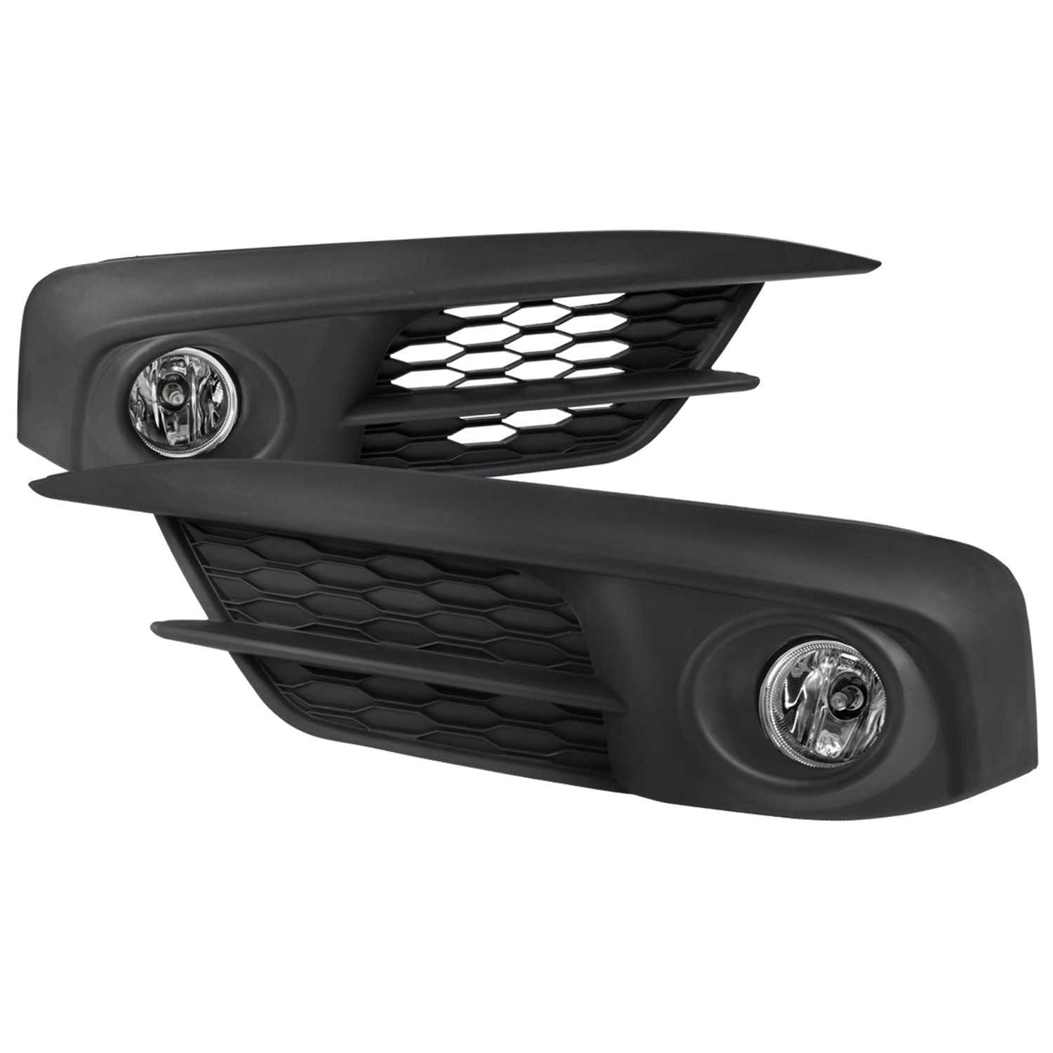 2016-2018 Honda Civic Coupe/Sedan H11 Fog Lights Kit Chrome/Clear Lens