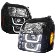 2007-2014 GMC Yukon/Yukon XL 1500/2500 LED U-Bar Projector Headlights Black