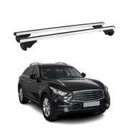 2014-2017 Infiniti QX70 Roof Rack Cross Bars Silver