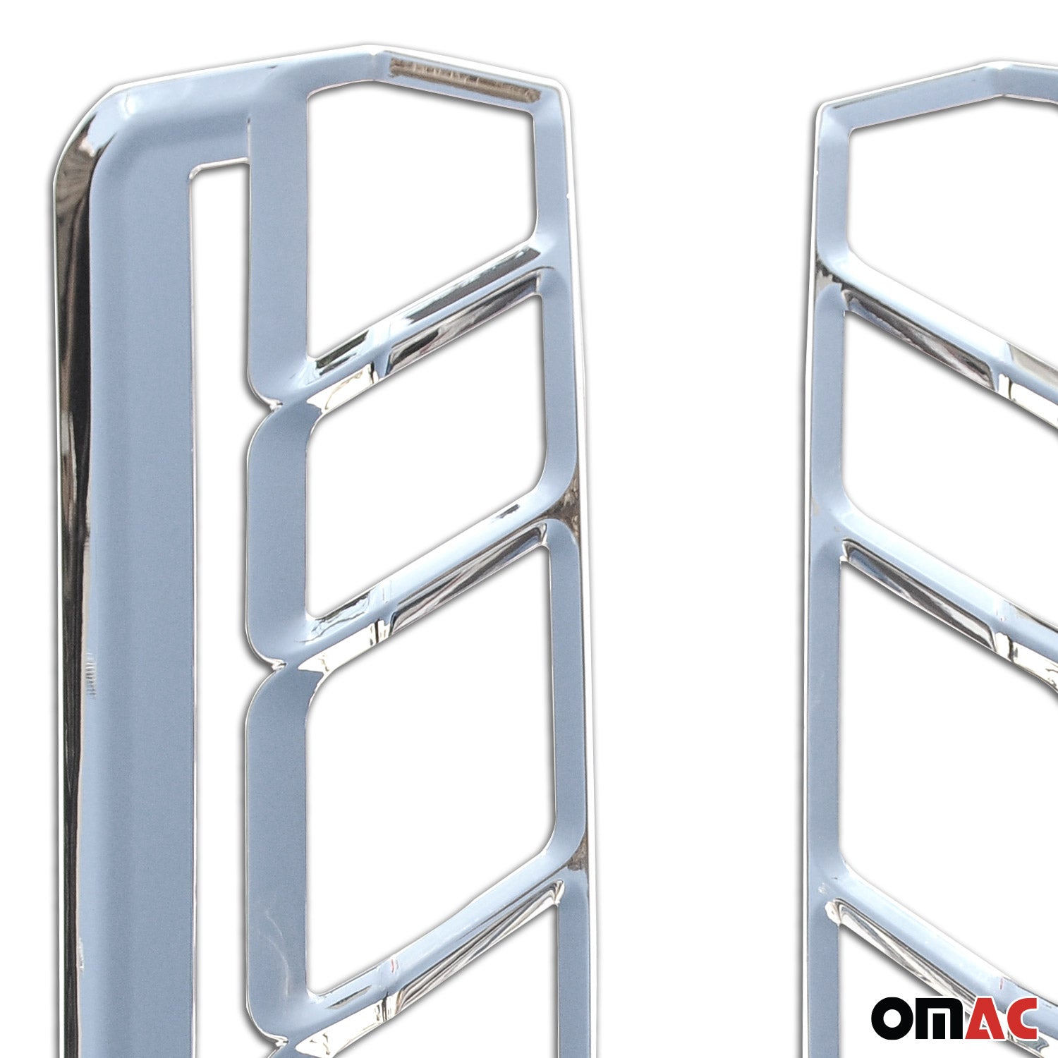 2015-2026 Ford Transit 150 Rear Brake Stop Light Frame Trim Silver 2 Pcs