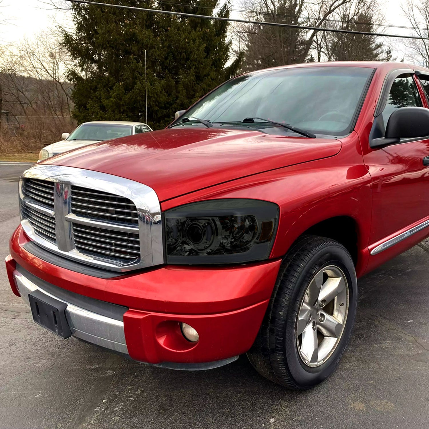 2006-2008 Dodge RAM 1500/ 06-2009 Dodge RAM 2500/3500 LED Tube Headlights Smoke