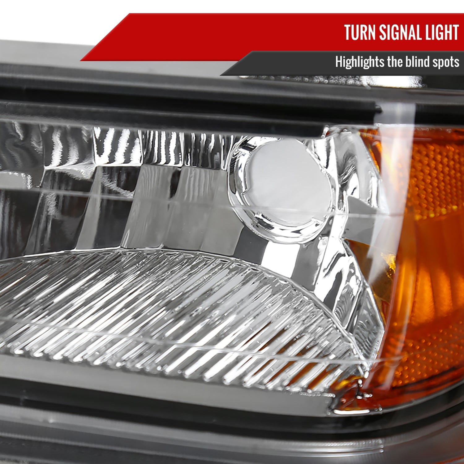 2004-2012 Chevy Colorado /Canyon Isuzu I-Series Headlights Pair Chrome
