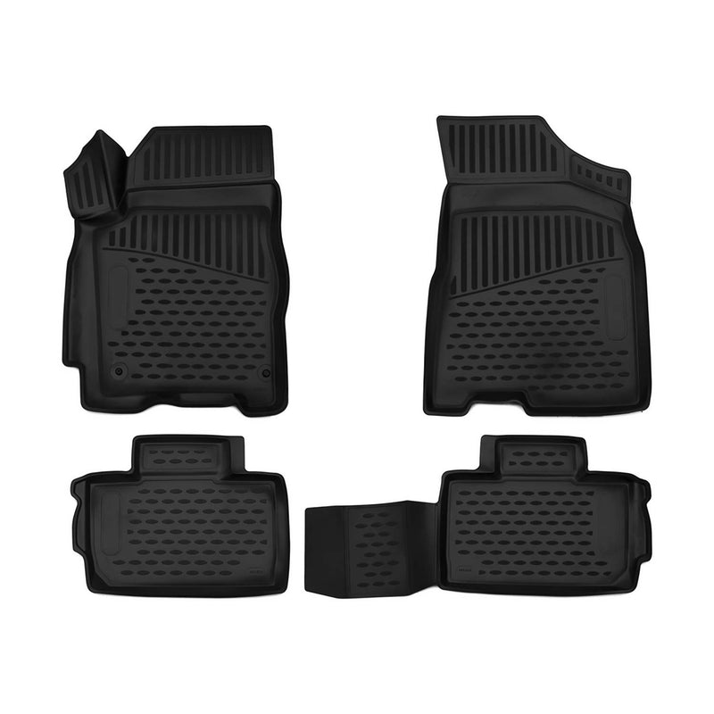 2013-2019 Kia Rondo Floor Mats Liners Full Set All Weather Black