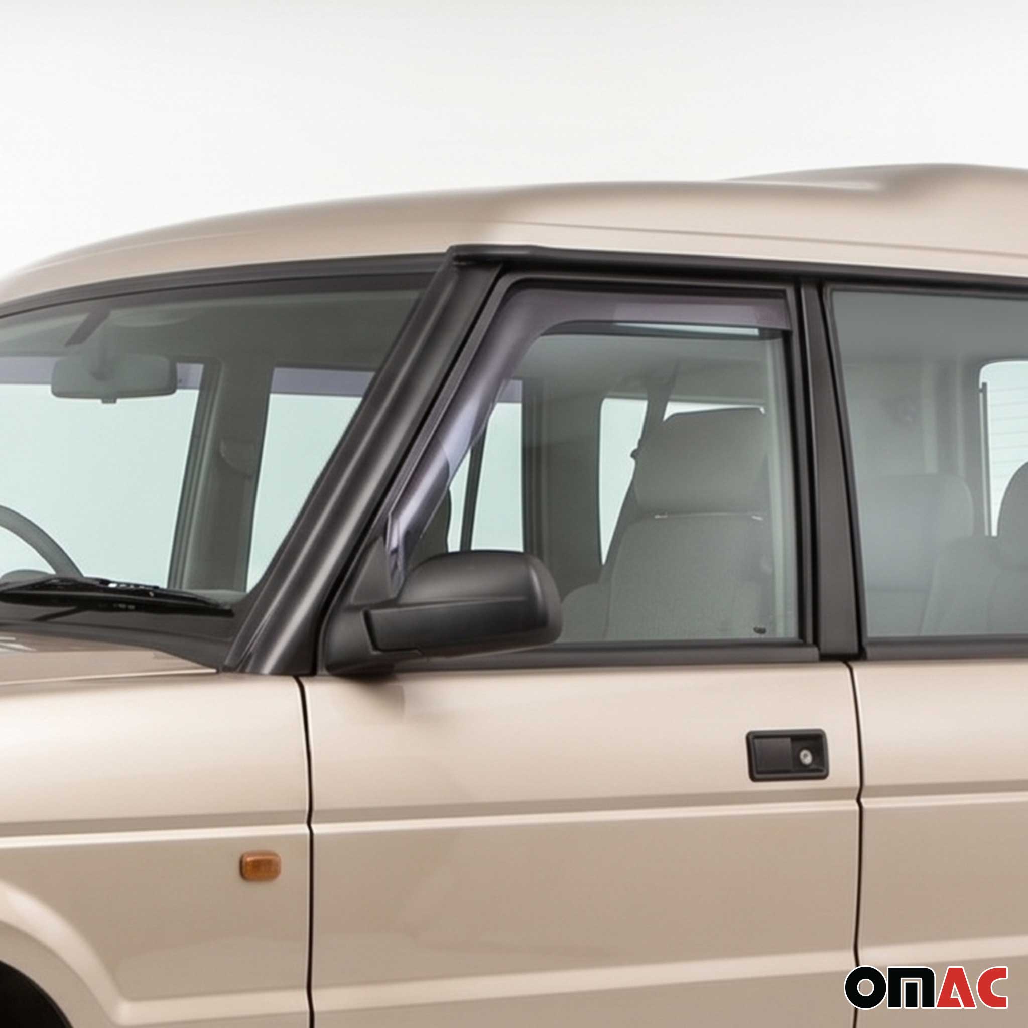 1998-2002 Land Rover Discovery Window Visor Vent Rain Deflector 2Pcs Smoke