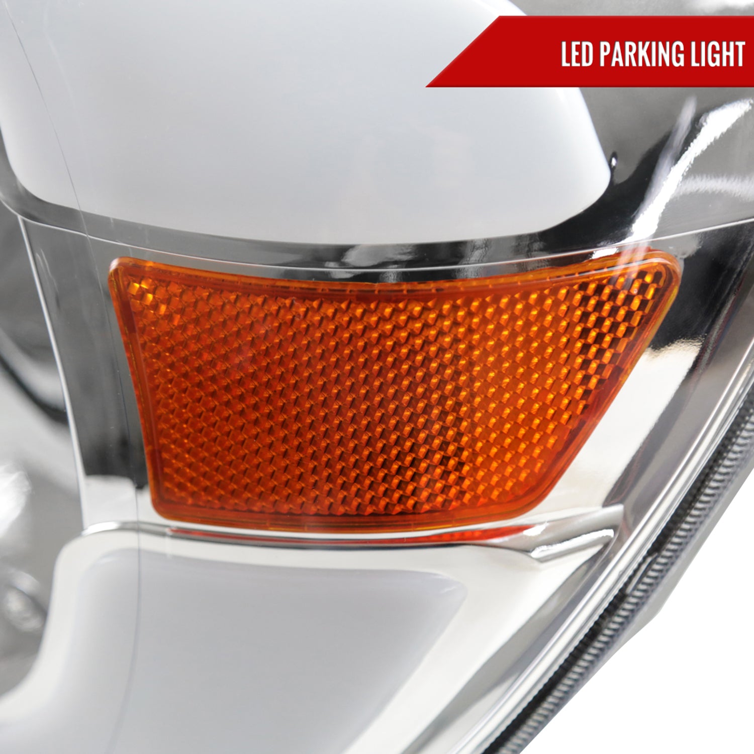 2005-2011 Toyota Tacoma LED Bar Factory Style Headlights Chrome/Clear Lens