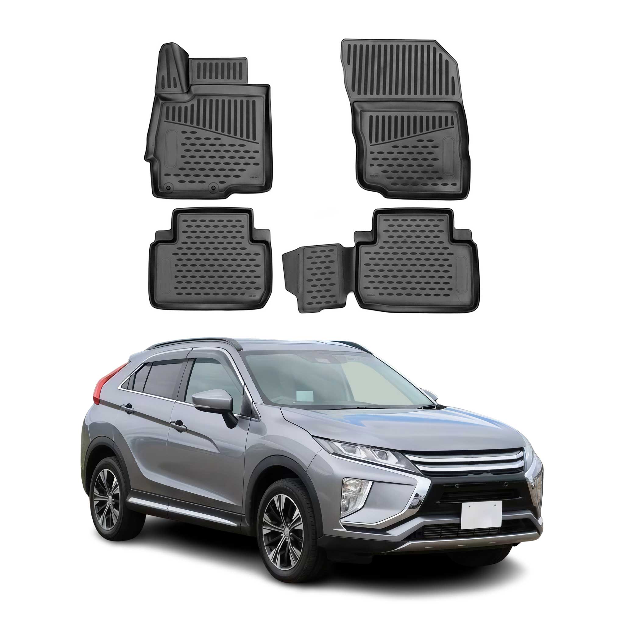 2018-2024 Mitsubishi Eclipse Cross Floor Mats Liners Full Set All Weather