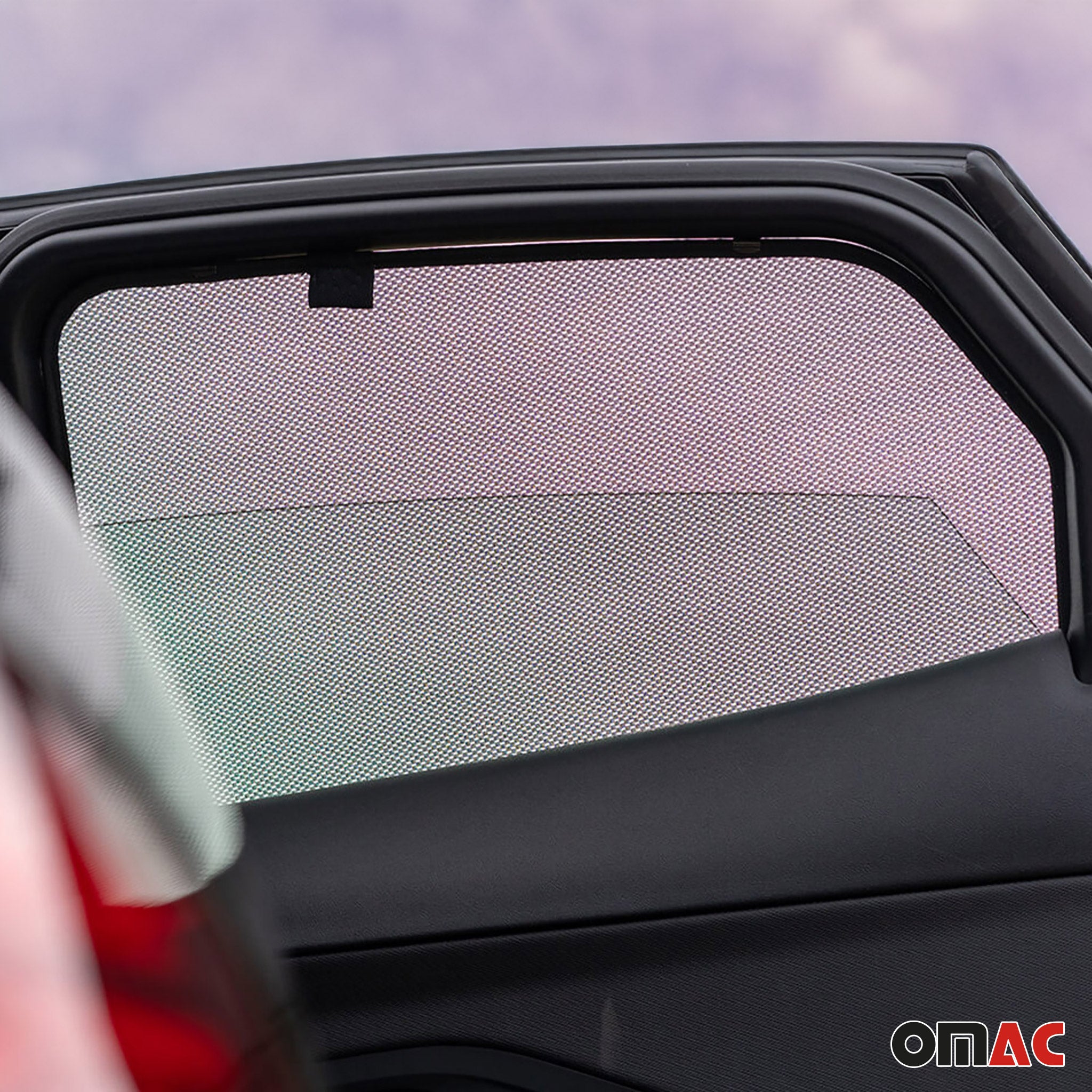 2018-2025 Jaguar E-Pace Side Rear Window Curtain Mesh Black 2Pcs