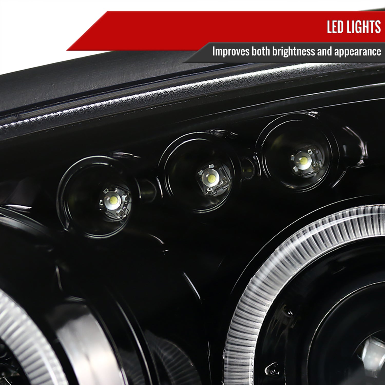 2004-2005 Subaru Impreza WRX/STI Outback Projector Headlights Jet Black