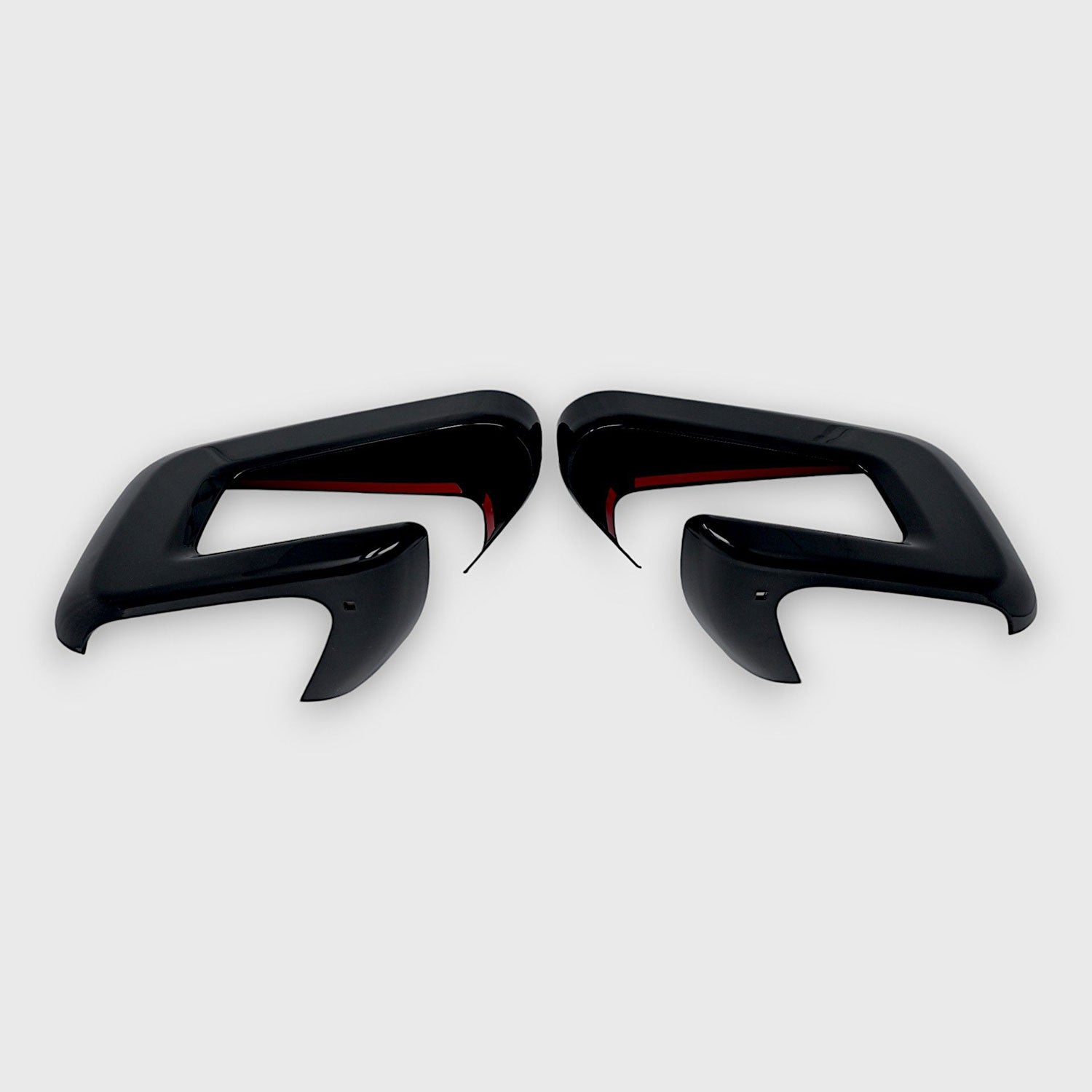 2021-2024 Ford F-150 Mirror Cover Caps Gloss Black 2Pcs ABS Plastic