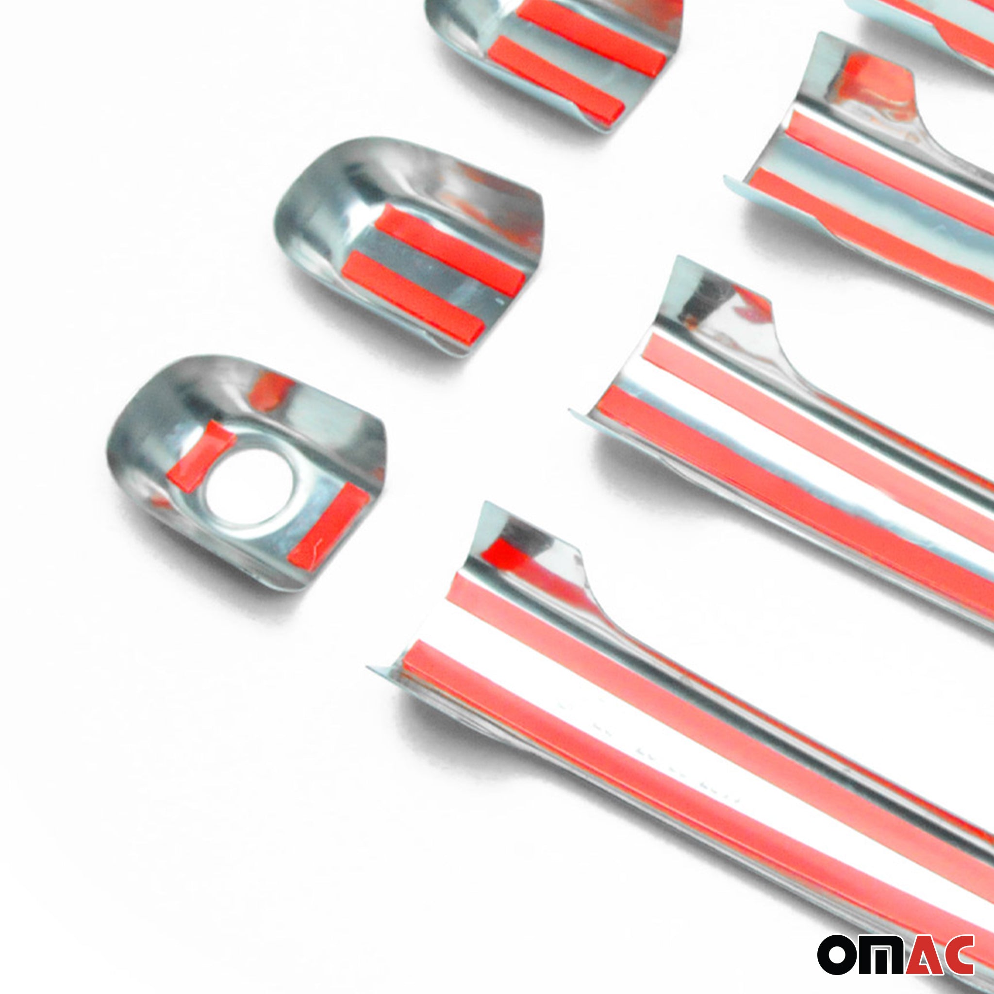 2006-2011 Hyundai Accent Sedan Car Door Handle Cover Protector Stainless Steel 8 Pcs