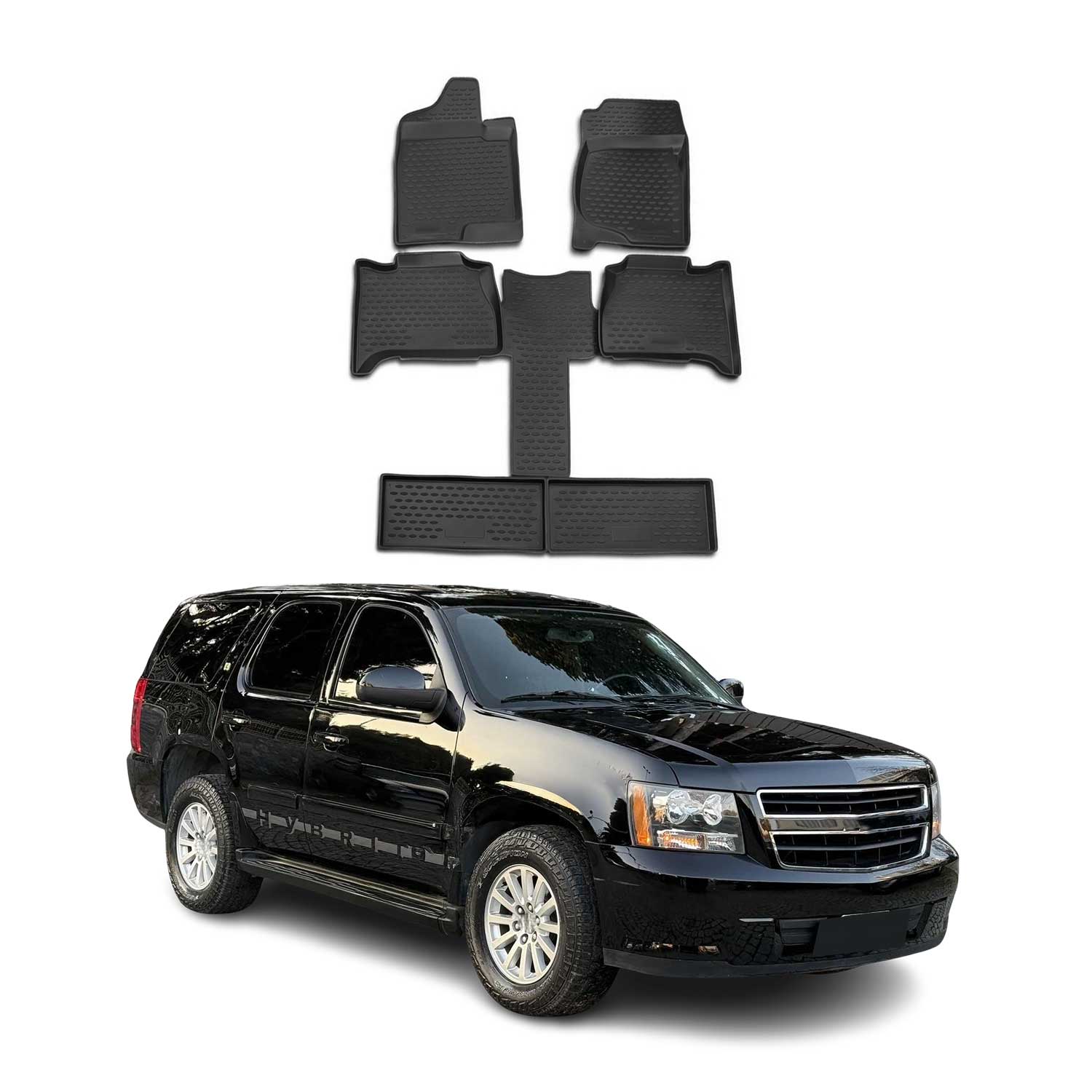 2004-2012 GMC Canyon Floor Mats Liners Full Set All Weather Black