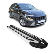 2018-2023 Hyundai Kona Running Boards Side Steps Silver