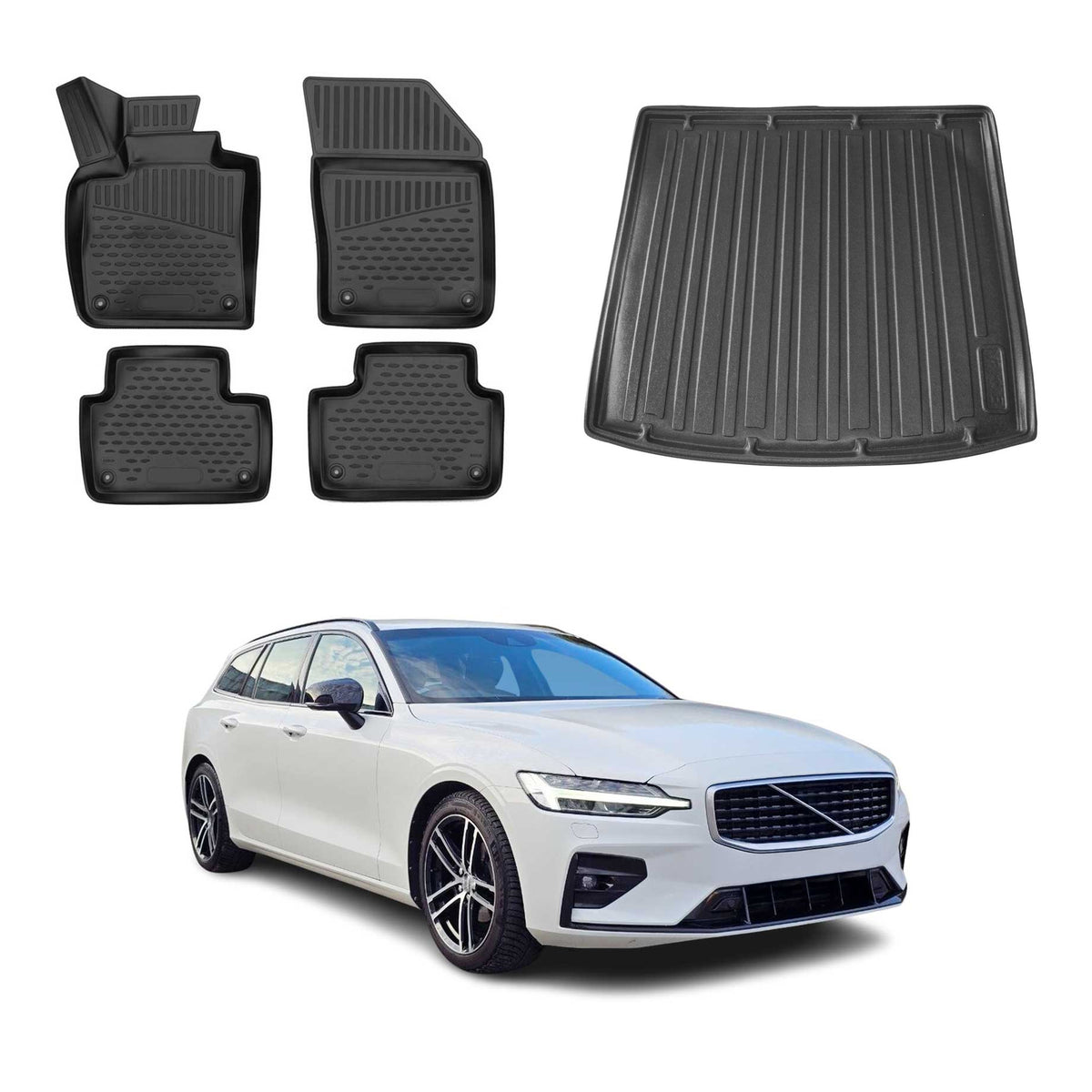 OMAC Floor Mats & Cargo Liners for Volvo S60 2021-2024