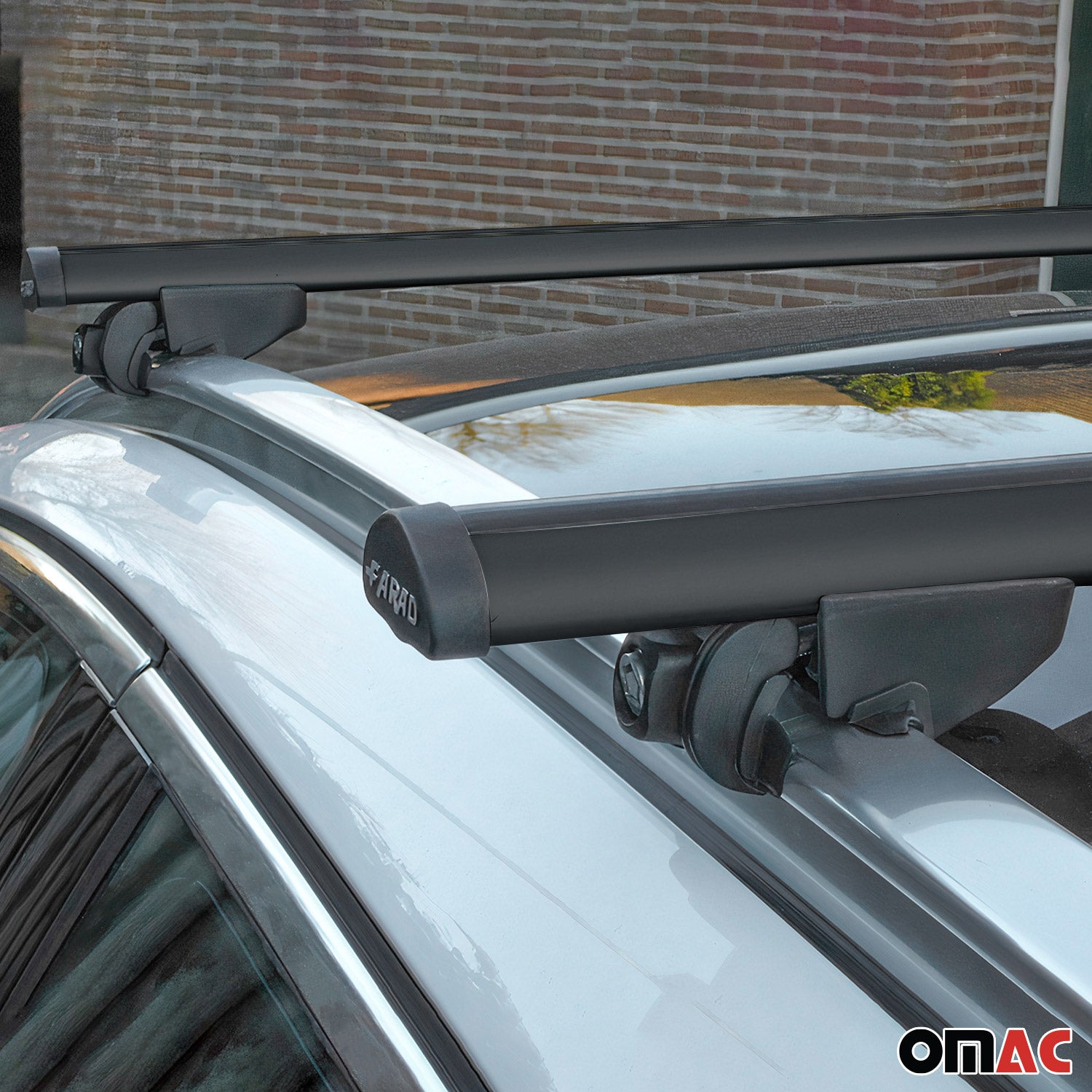 2013-2018 Hyundai Santa Fe Roof Rack Cross Bars Black