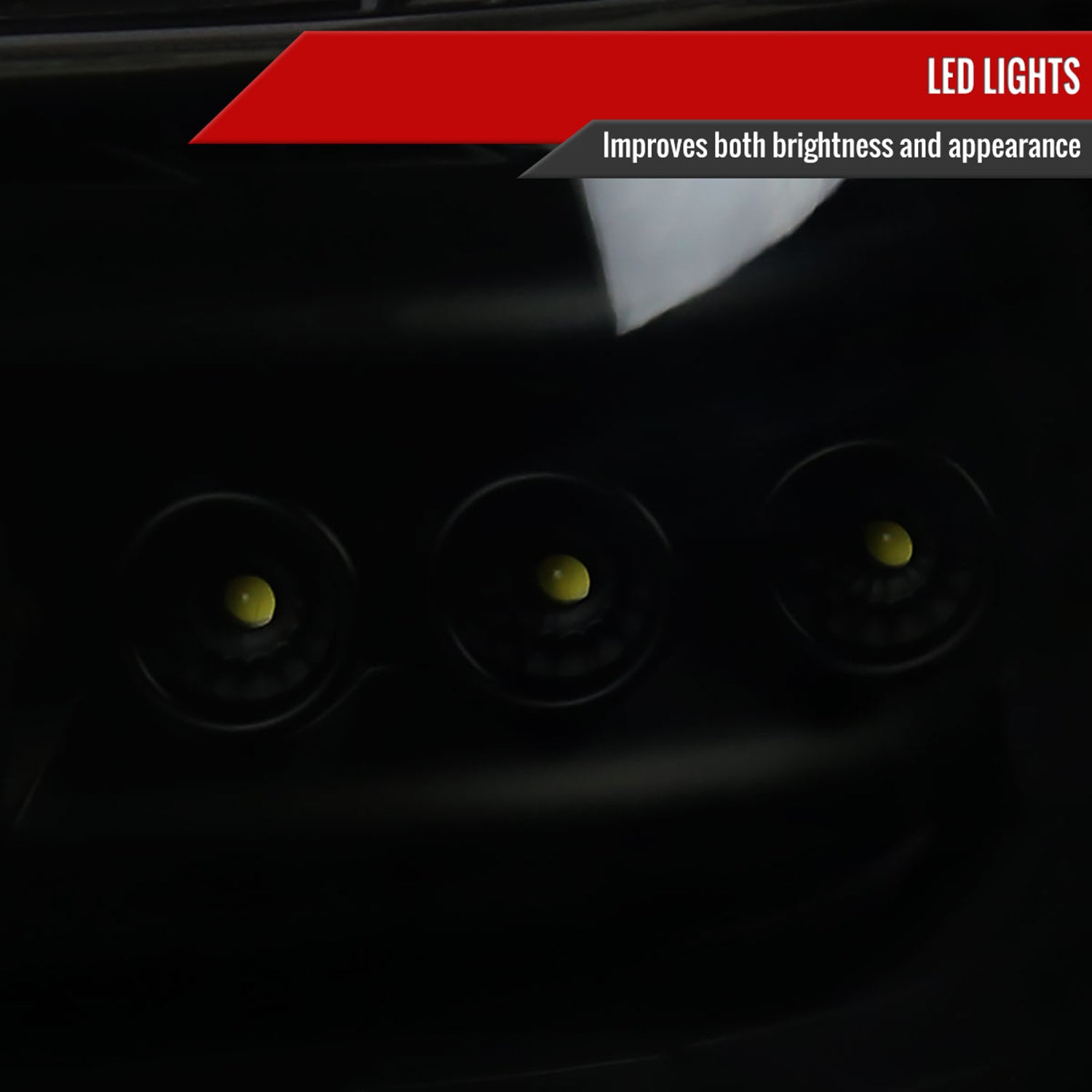 1999-2002 Chevy Silverado/ Chevy Tahoe/Suburban Dual Halo Headlights LED Black