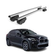 2018-2023 BMW X2 F39 Roof Rack Cross Bars Black Luggage Carrier 2 Pcs
