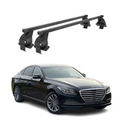 2015-2016 Hyundai Genesis Roof Rack Cross Bars Black