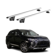Roof Rack Cross Bars Carrier for Mitsubishi Outlander 3.gen 2014-2021 Silver 2x