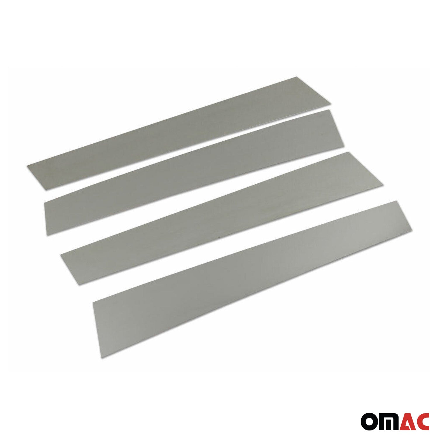 2013-2018 Toyota RAV4 Window B Pillar Posts Door Trim Cover Stainless Steel Dark 4x