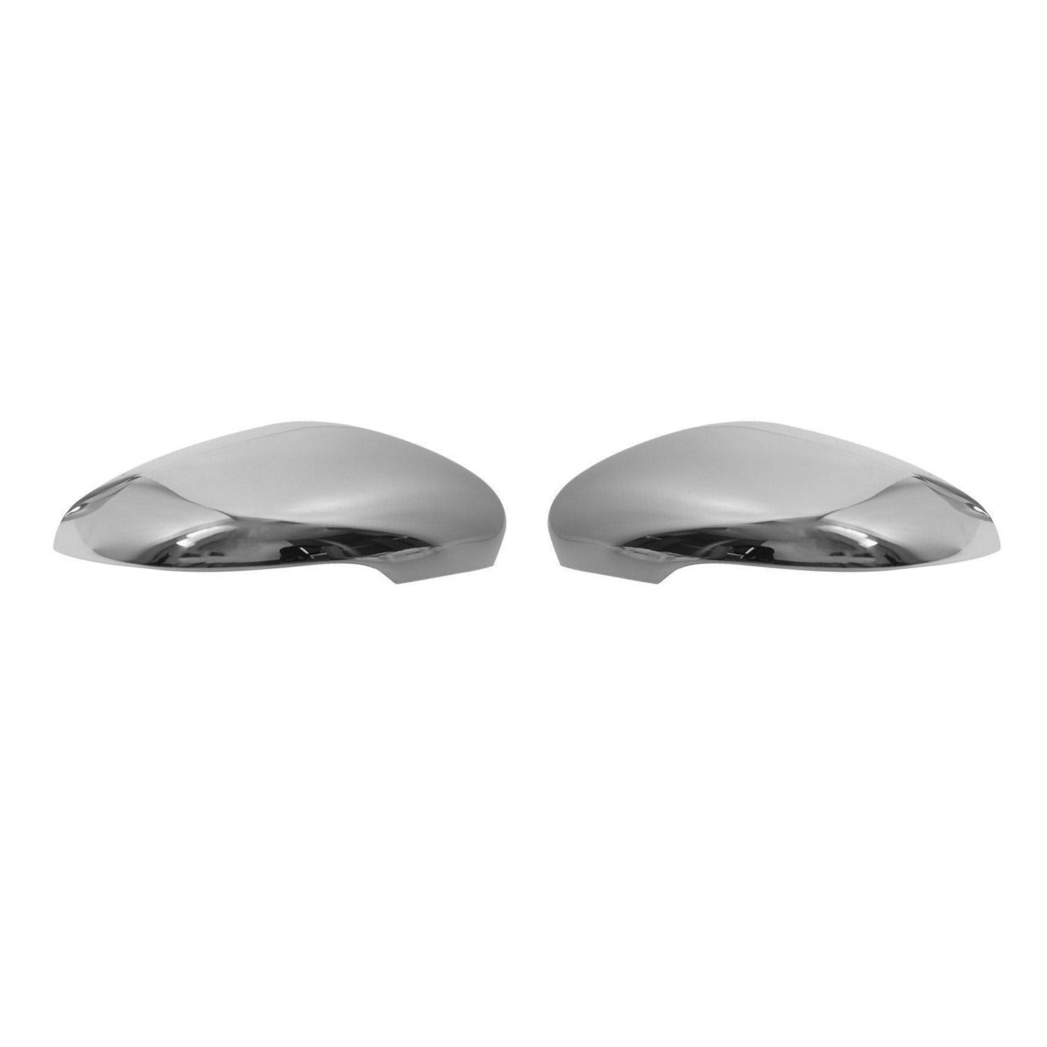 2010-2014 VW Golf Mk6 Side Mirror Cover Caps Stainless Steel Silver 2 Pcs
