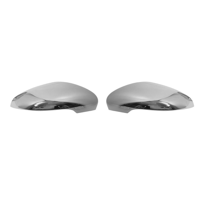 2010-2014 VW Golf Mk6 Side Mirror Cover Caps Steel Silver 2 Pcs