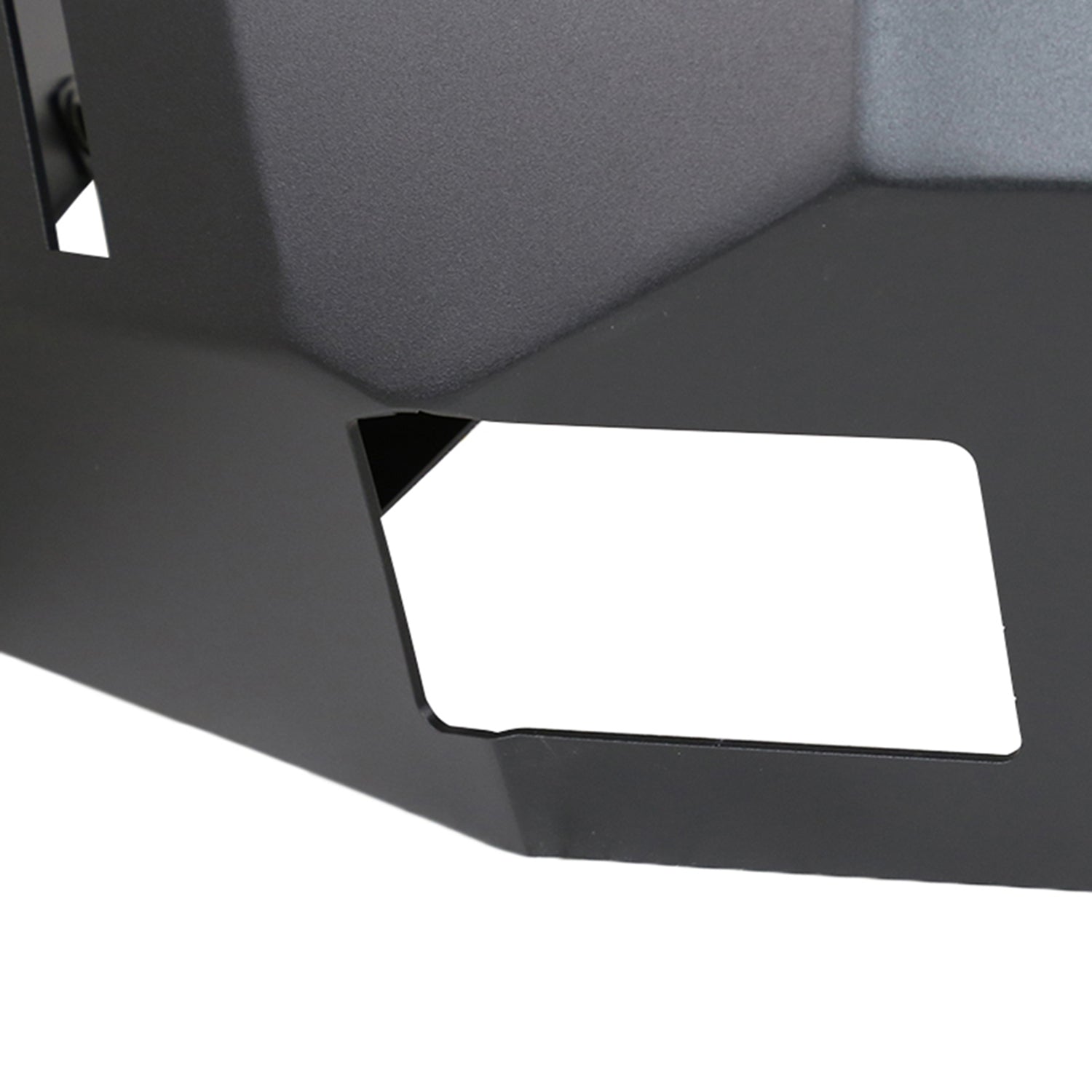 2009-2014 Ford F-150 Black Heavy Duty Steel Front Bumper & LED Light Ports