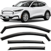 Clim Art Wind Deflectors for Ford Mustang Mach-E 2021-2026 In-channel Smoke 4Pcs