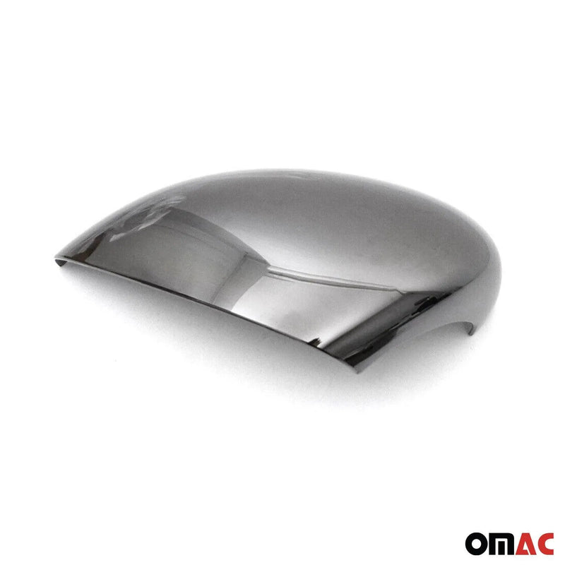 Side Mirror Cover Caps Fits Ford Fiesta / B-Max 2011-2019 Dark 2 Pcs - OMAC USA