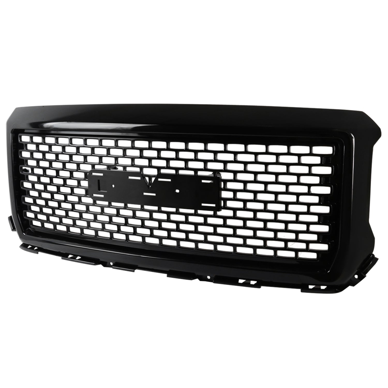 2014-2015 GMC Sierra 1500 Glossy Black ABS Denali Style Mesh Grille