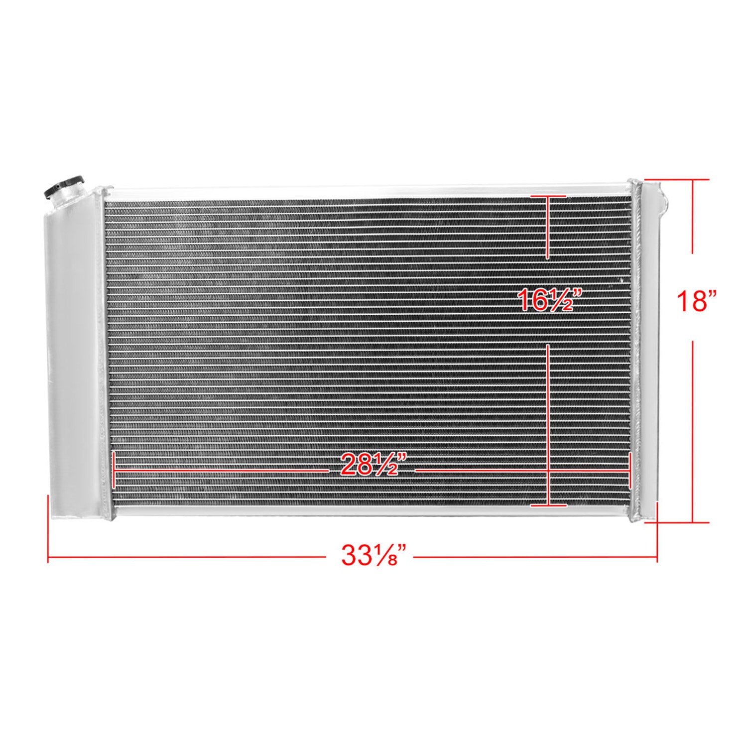1968-1977 Chevy Malibu/Monte Carlo/Impala/Capric 3Row Performance Radiator