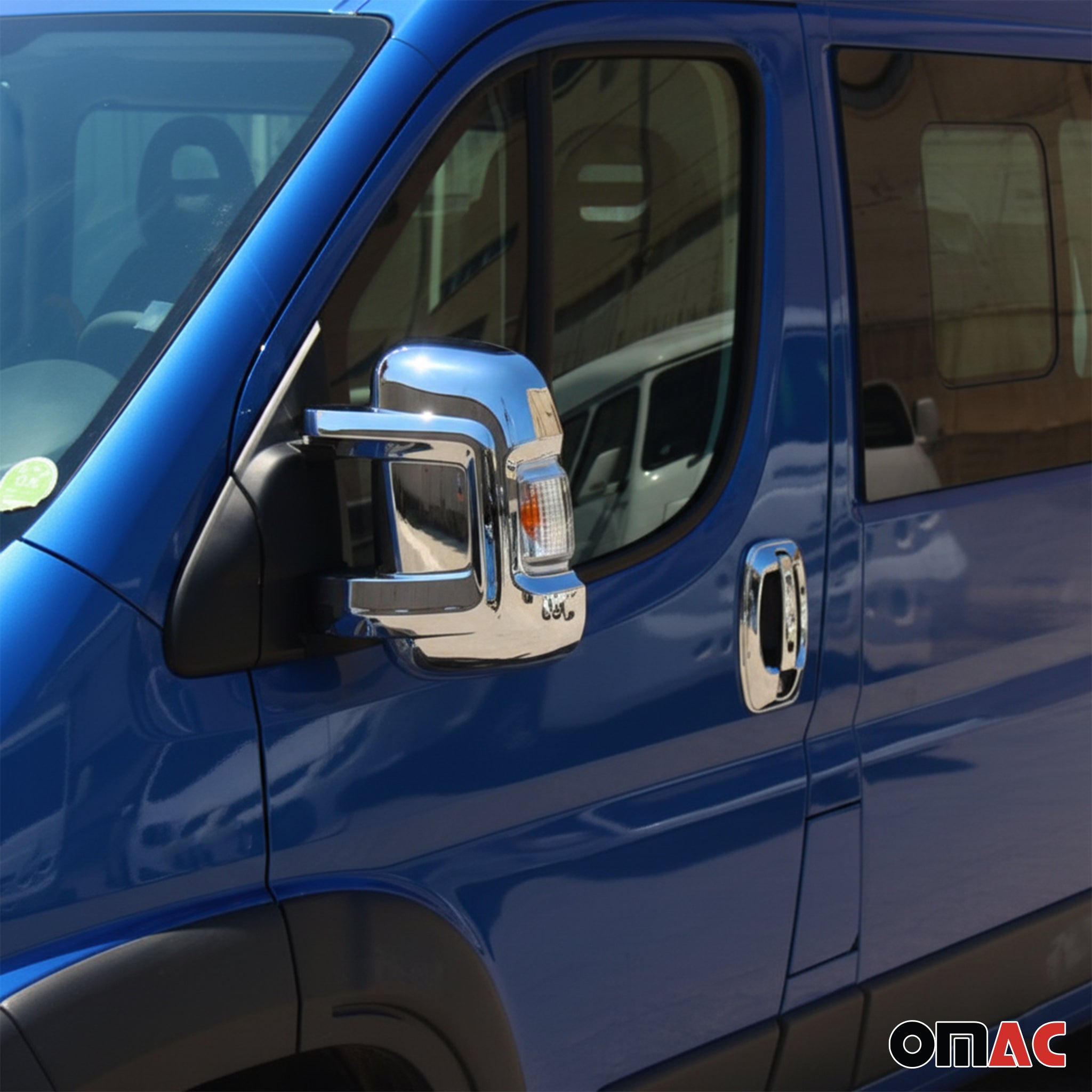 2014-2022 RAM ProMaster Mirror Cover Caps & Door Handle Chrome Set 10x