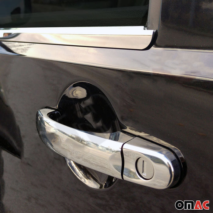 Car Door Handle Cover Protector for VW T5 Transporter 2003-2015 Steel 6 Pcs