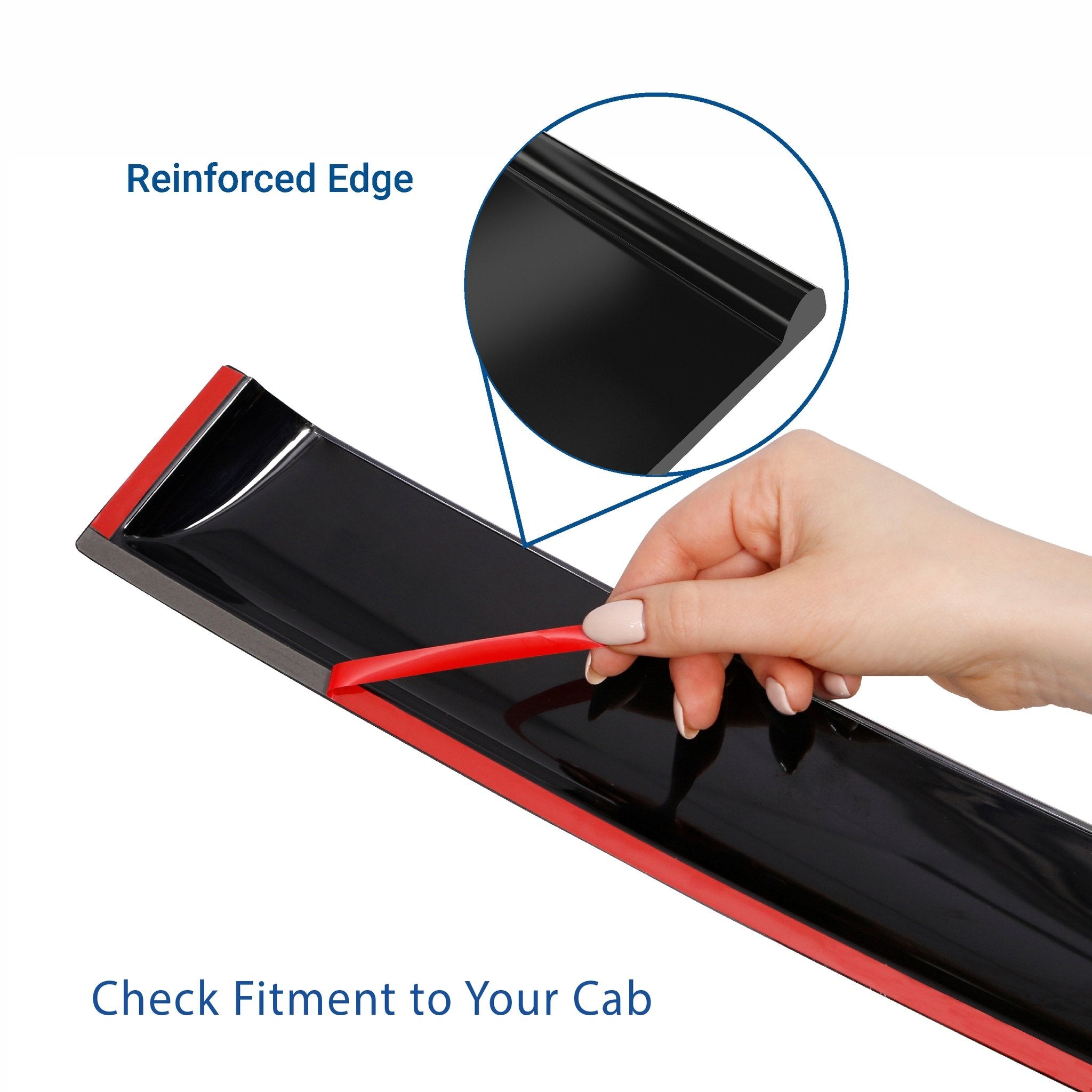 Wind Deflectors for Ford F250 F350 F450 F550 Super Duty 2017-2026 SuperCrew