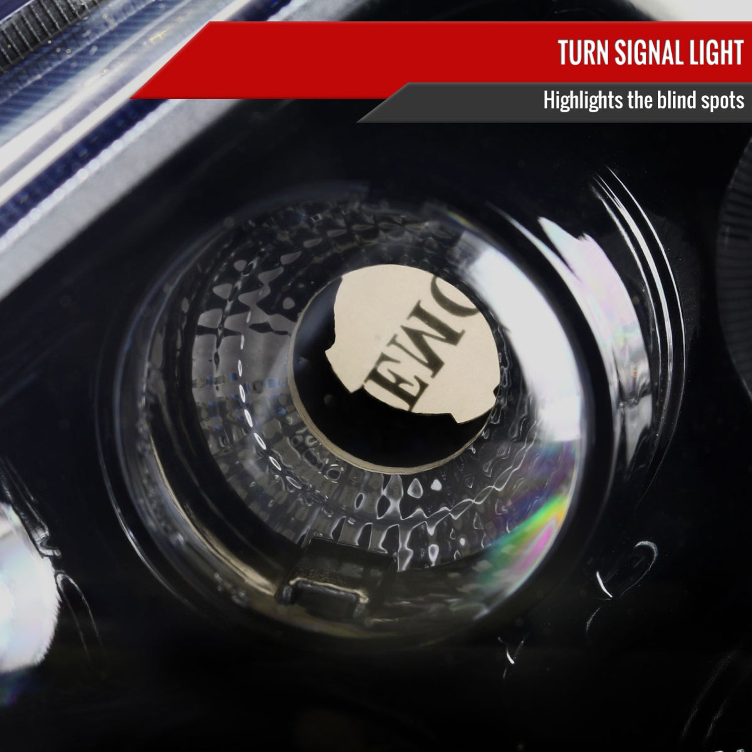 2003-2007 Honda Accord Dual Halo Projector Headlights Glossy Black/Smoke Lens