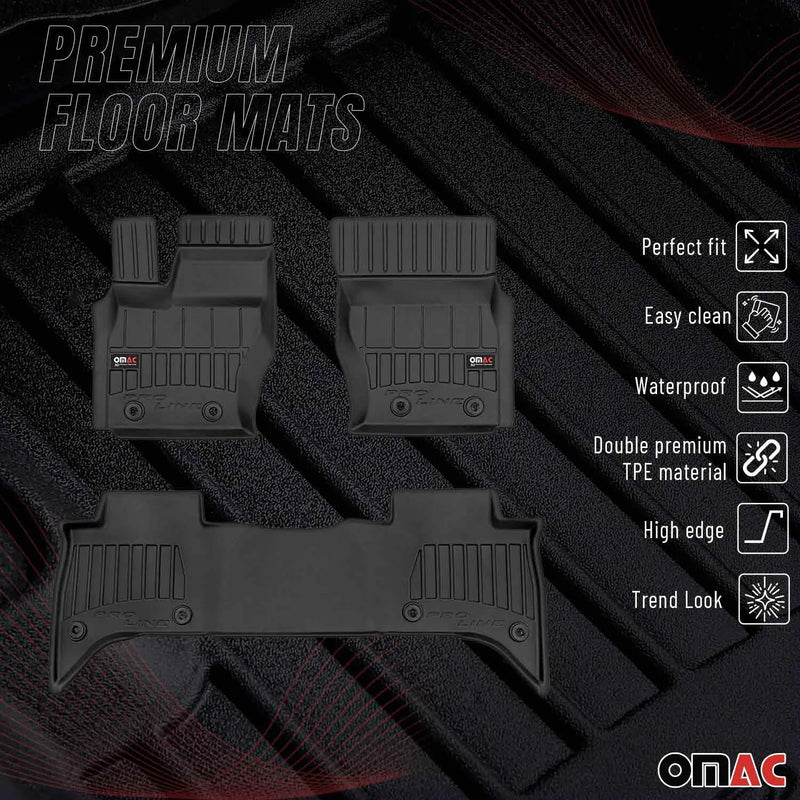 2013-2022 Land Rover Range Rover Premium Floor Mats Liners Full Set All Weather Heavy Duty