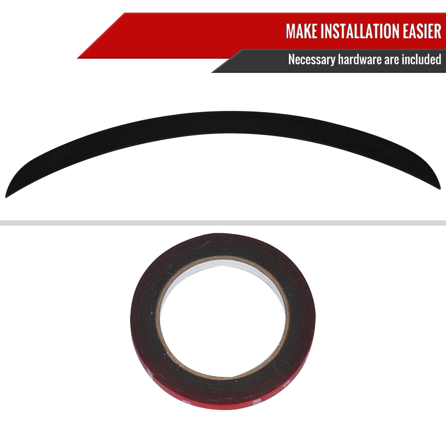 2012-2018 Tesla S Carbon Fiber Factory Style Rear Spoiler