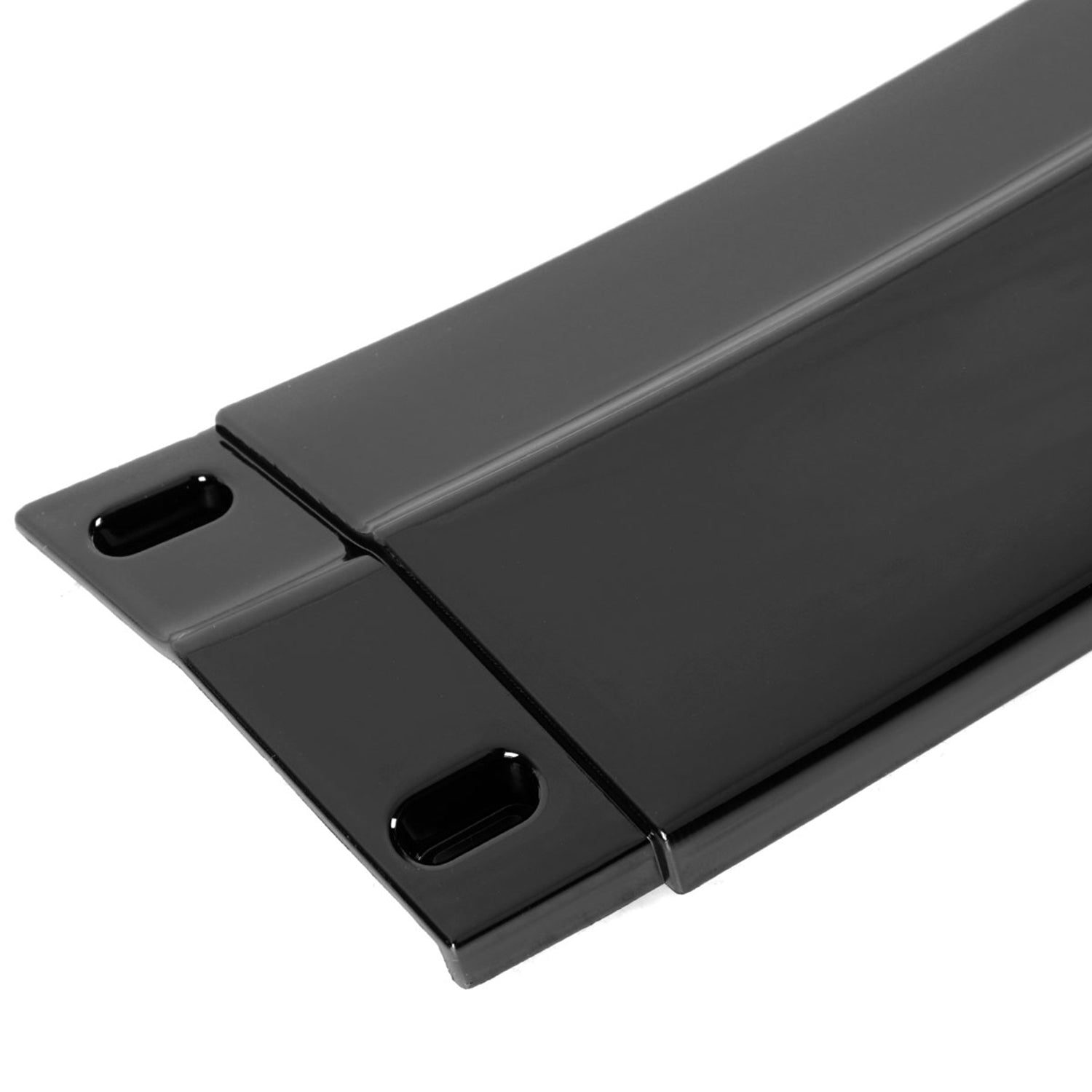 2012-2017 Hyundai Veloster Glossy Black 3Pcs Front Bumper Lip Splitter Kit