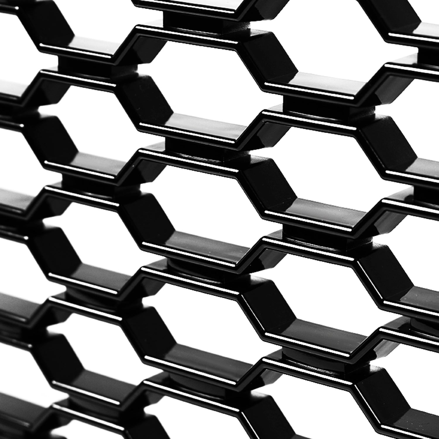 2013-2018 Dodge RAM 1500 Chrome ABS Rebel Style Honeycomb Mesh Grille