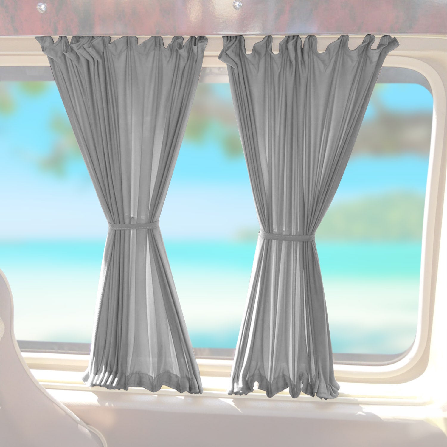 1992-2003 VW Eurovan Side Curtain Behind The Driver 1x Sliding Door 1x Barn Door