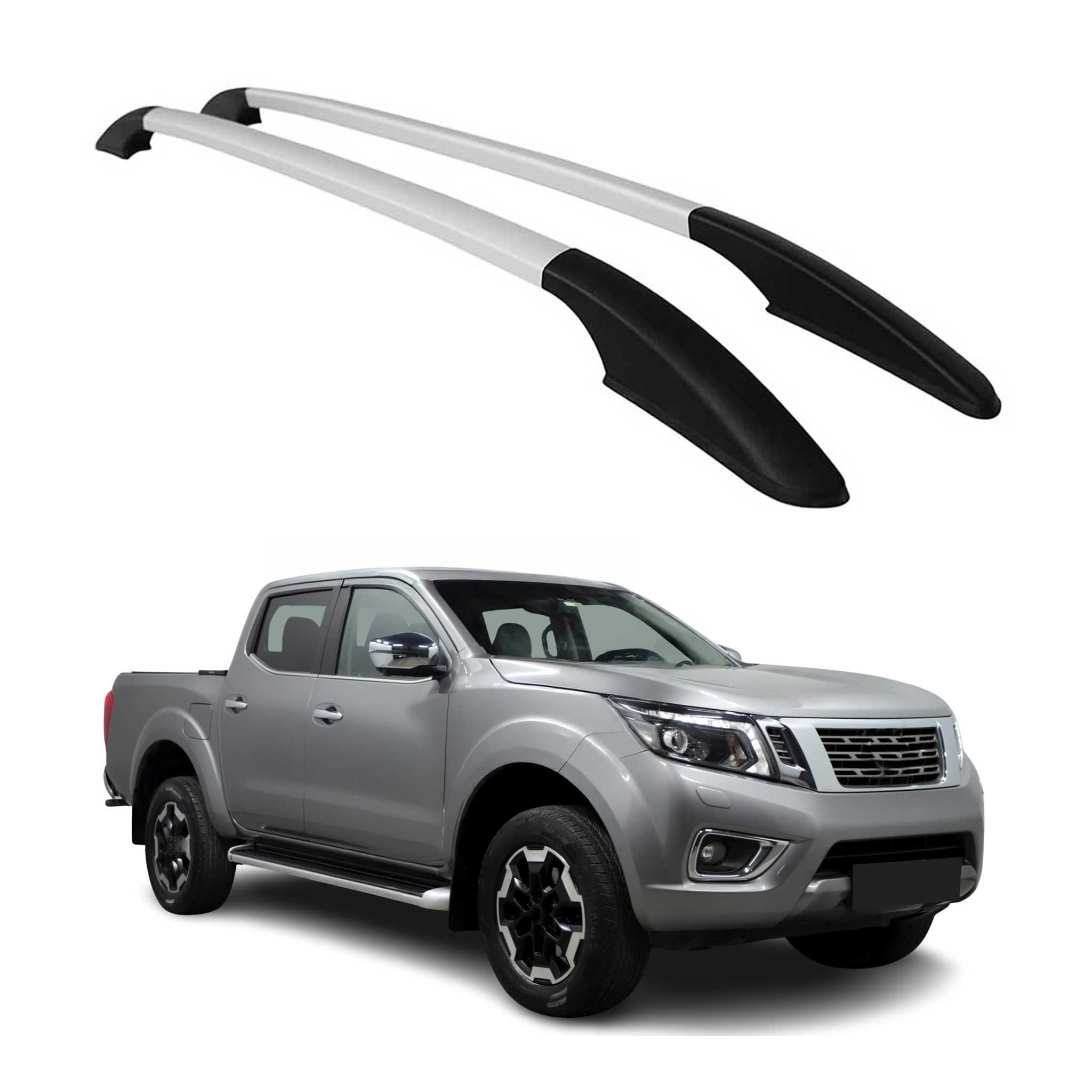 2014-2024 Nissan Navara D23 Roof Rack Rails Side Rails Silver