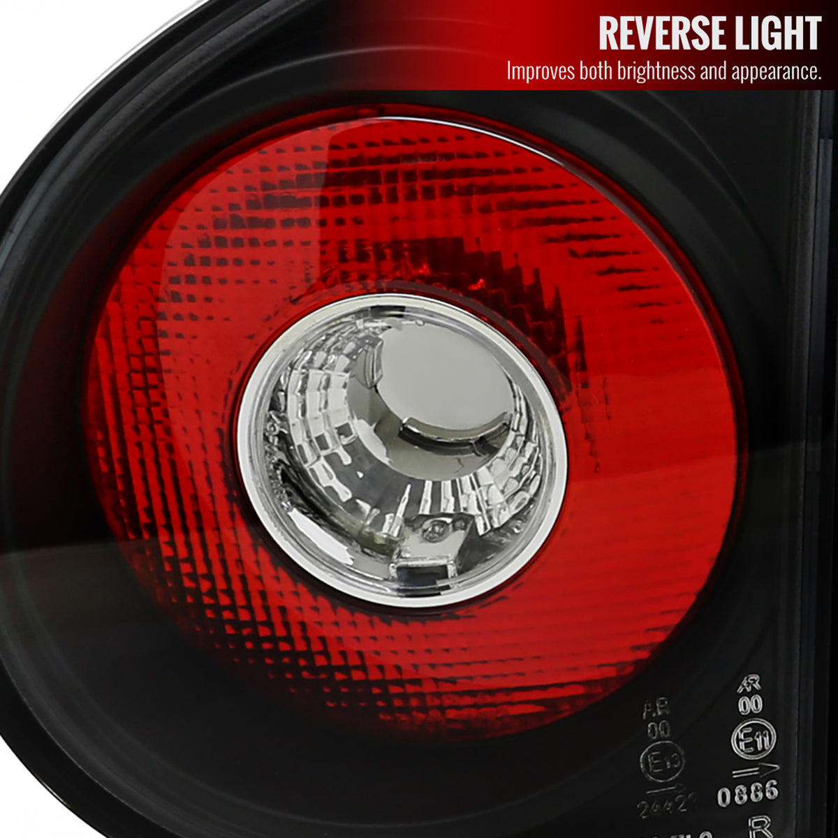 Golf R32 Rear Lights 2006-2009 VW Golf GTI Mk5/Rabbit/R32 Tail Lights Matte Black/Clear Len ...