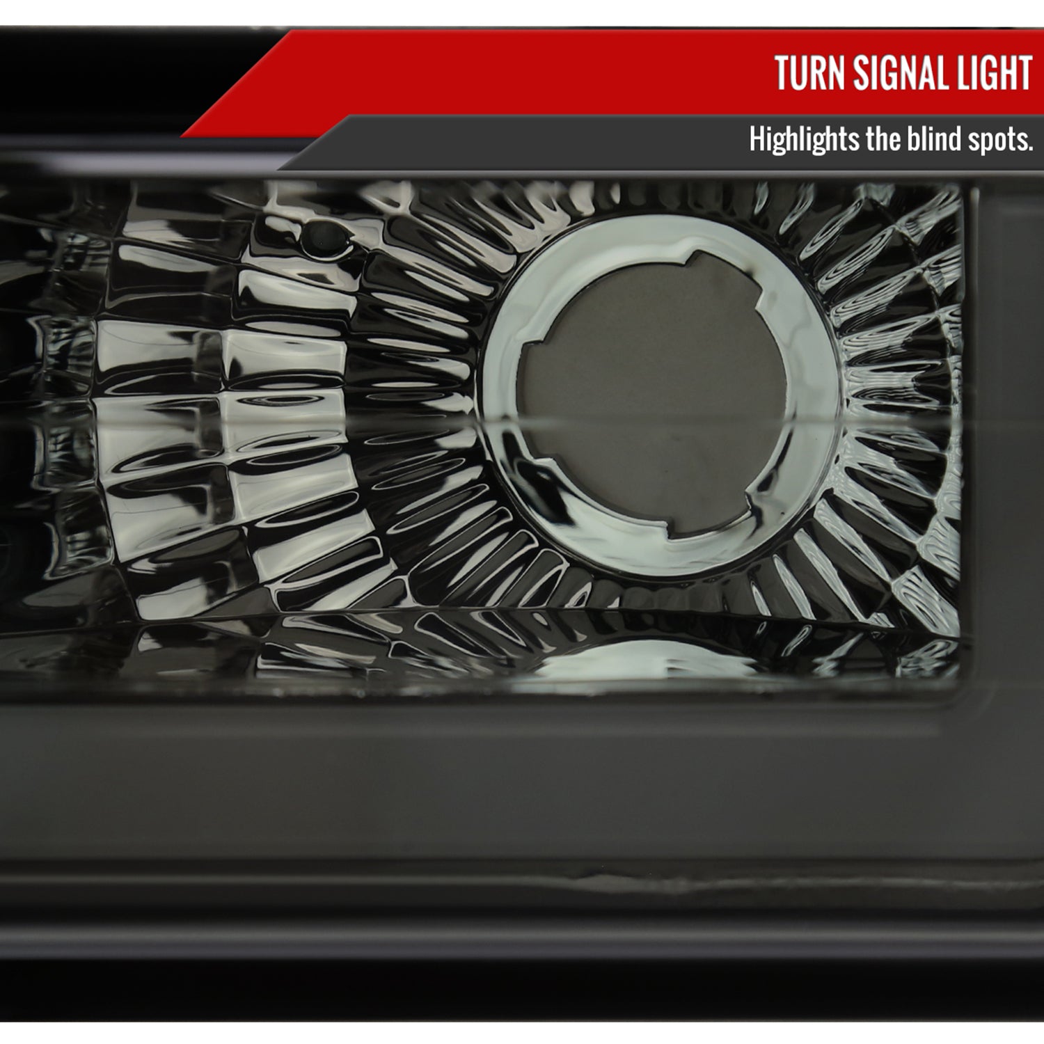 1988-1998 Chevy/GMC C10 C/K LED Strip Bumper Corner Signal Lights Chrome/Smoke