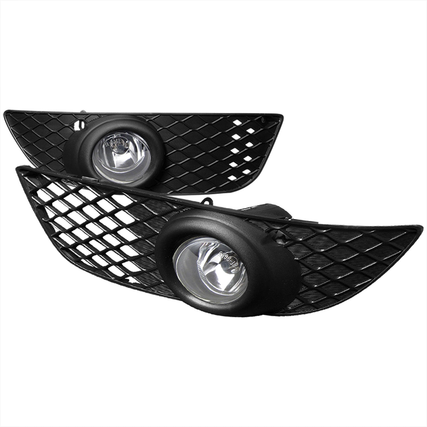 2008-2012 Mitsubishi Lancer H11 Fog Lights Kit Chrome Housing/Clear Lens
